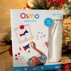 Osmo Genius Kit - Interactive Learning Toy for Kids - Red and Blue